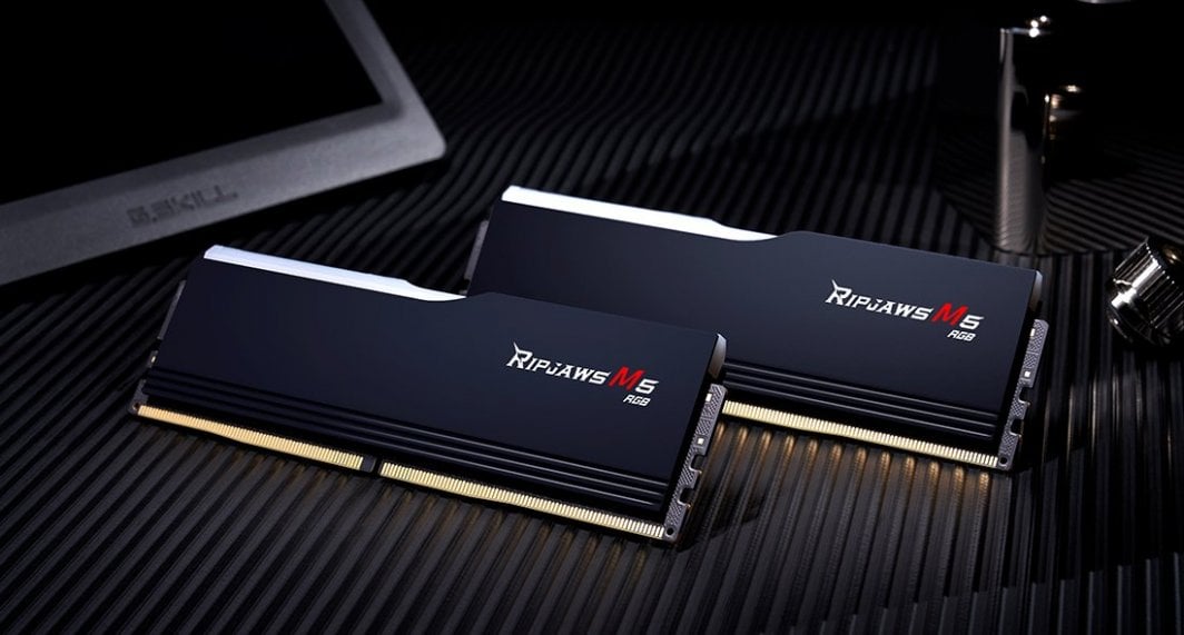 Memorie G.Skill Ripjaws M5 RGB, DDR5, 64 GB, 5600 MHz, CL30, F5-5600J3036D32GX2-RM5RK