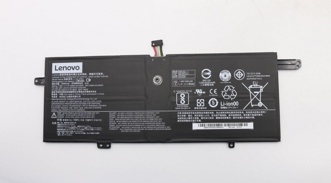 Bateri për laptop Lenovo, 37.68V, 48Wh, 4 qeliza