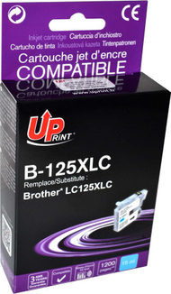 Kartushë printeri Uprint Brother LC125XL, inkjet, 15ml, cian