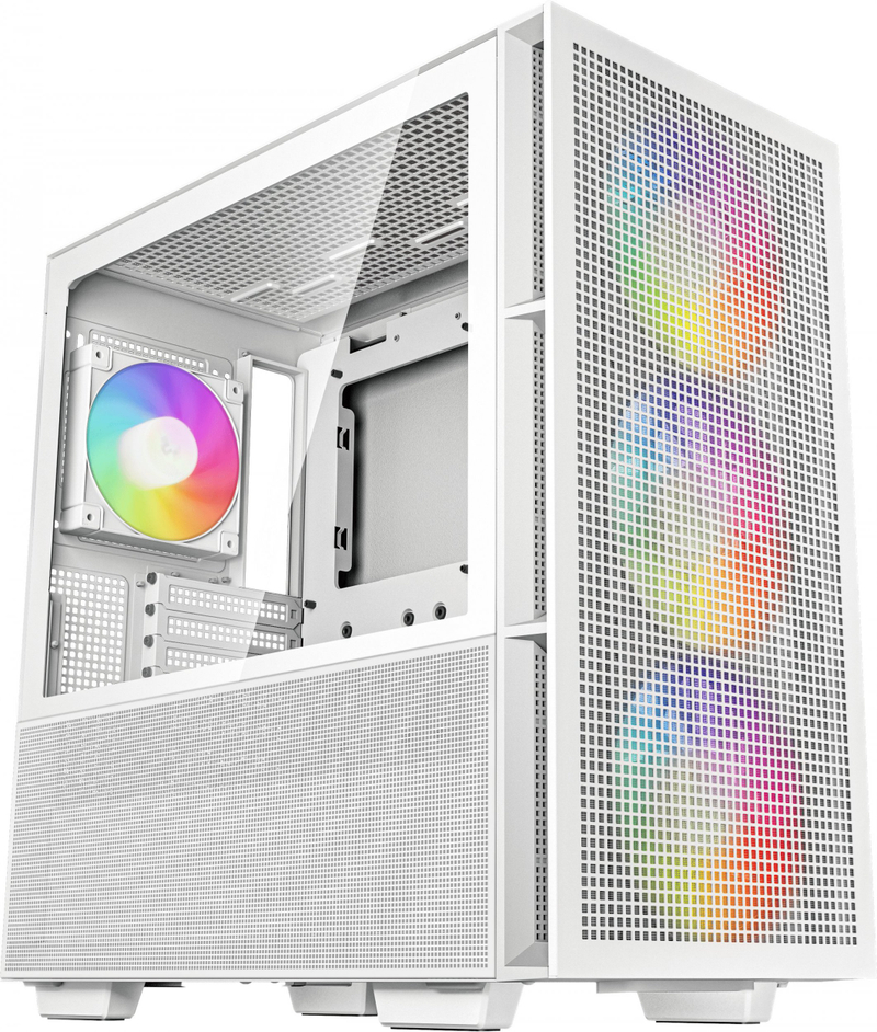 Kasa PC Deepcool CH560 ARGB, Midi Tower, 4 ftohës, e bardhë