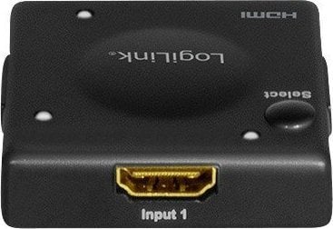Ndarës HDMI LogiLink 3x1, Full HD 1080p 60Hz, Mini, i zi