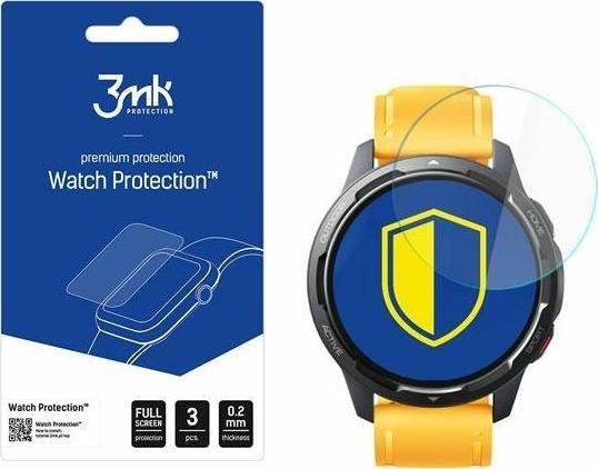 Mbrojtëse ekrani 3MK FlexibleGlass Xiaomi Watch S1 Active, xham hibrid, 0.2mm, transparente