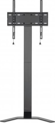 Stendë dyshemeje për TV Manhattan, 37" 55", ultra e hollë, metalike e zezë