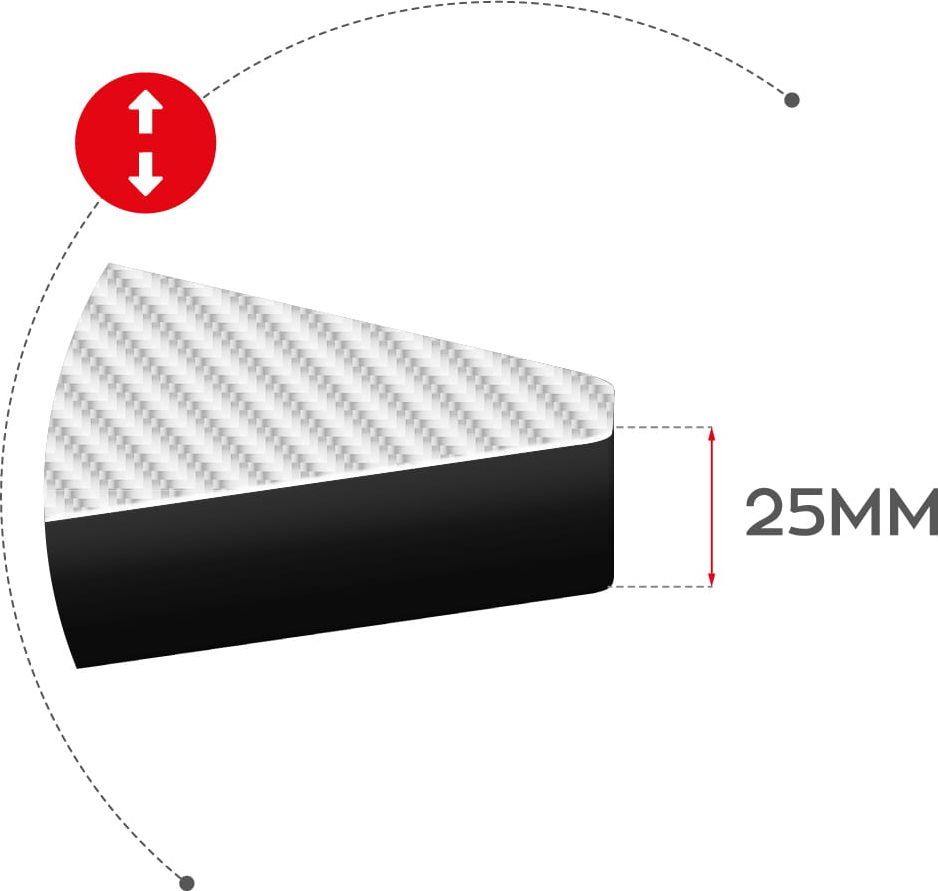 Tavolinë kompjuteri Huzaro Hero 2.5, 120 x 60 cm, e bardhë