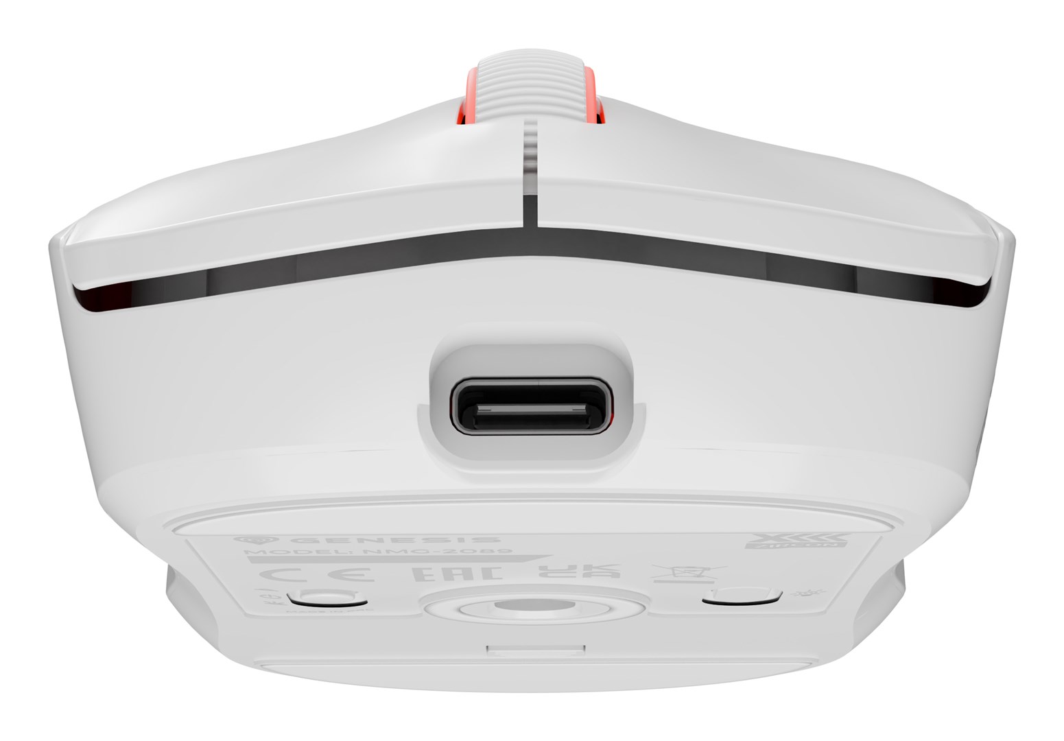Maus Genesis Zircon XIII, Wireless dhe USB-C, 26000 DPI, i bardhë