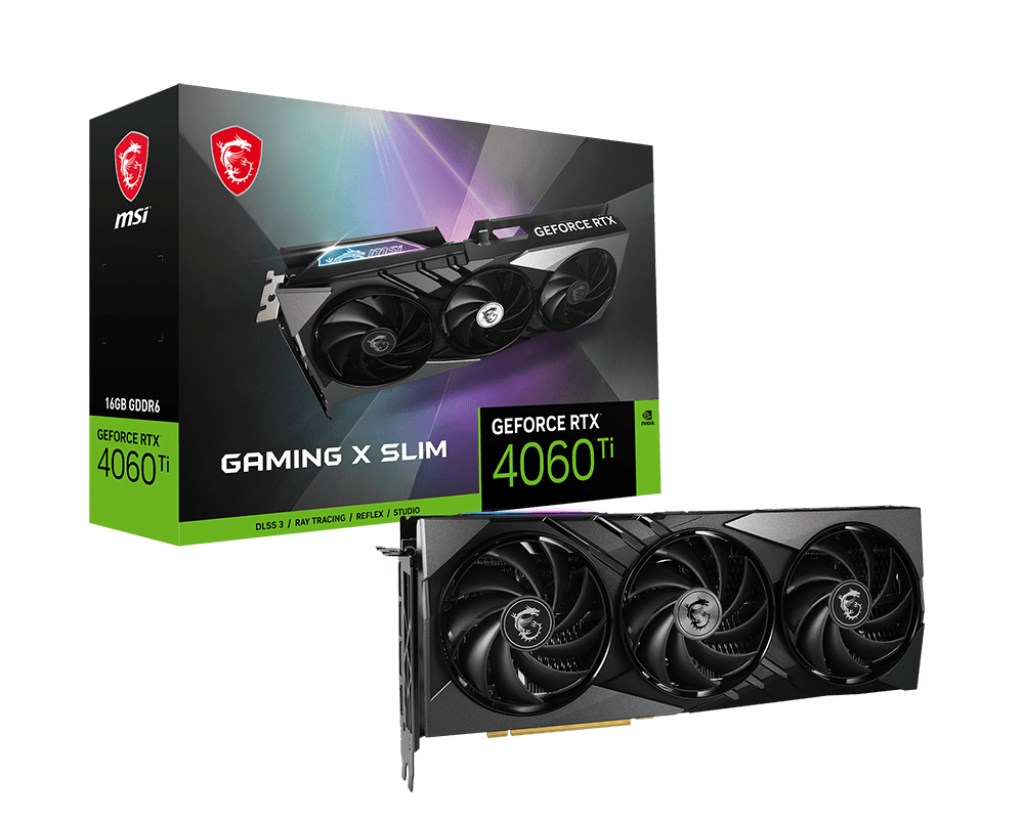 Kartelë grafike MSI GeForce RTX 4060 Ti Gaming X Slim 16GB GDDR6