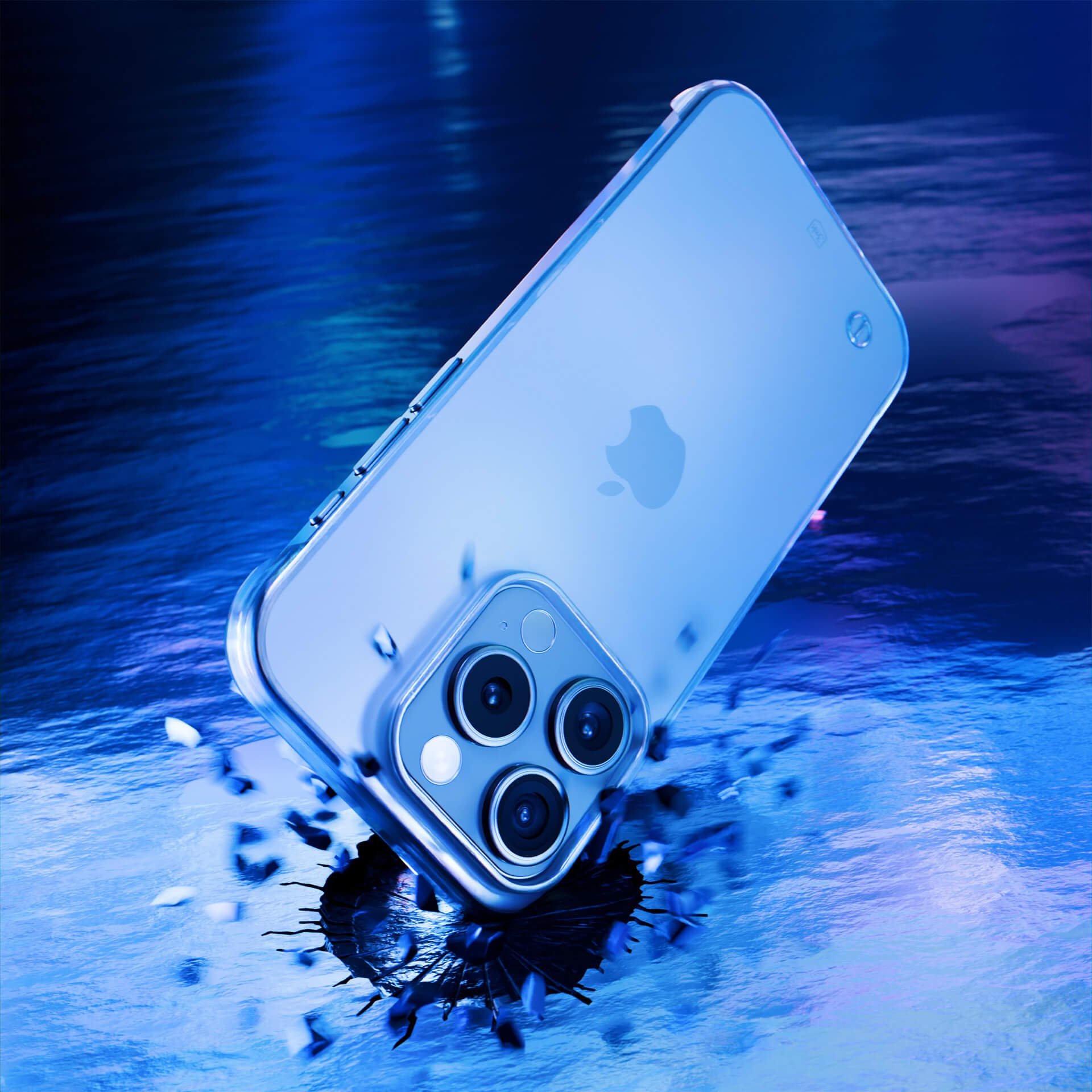 Заштитна маска 3mk Just20g за Apple iPhone 16 Pro, проѕирна, поликарбонат, ултра лесна