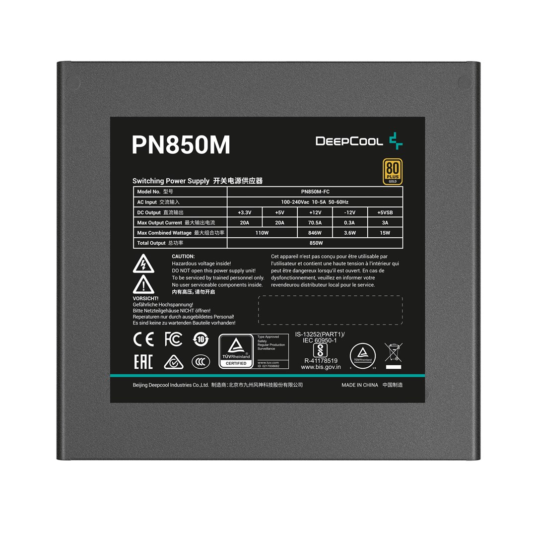 Burim energjie DeepCool PN850M, 20+4 pin ATX, 850 W