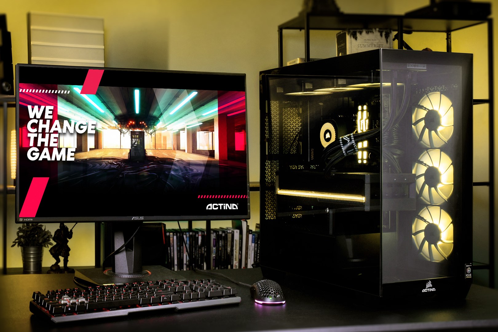 Kompjuter gaming AMD Ryzen 7 9800X3D, RTX 5090 32GB, 64GB RAM, 2TB SSD, i zi