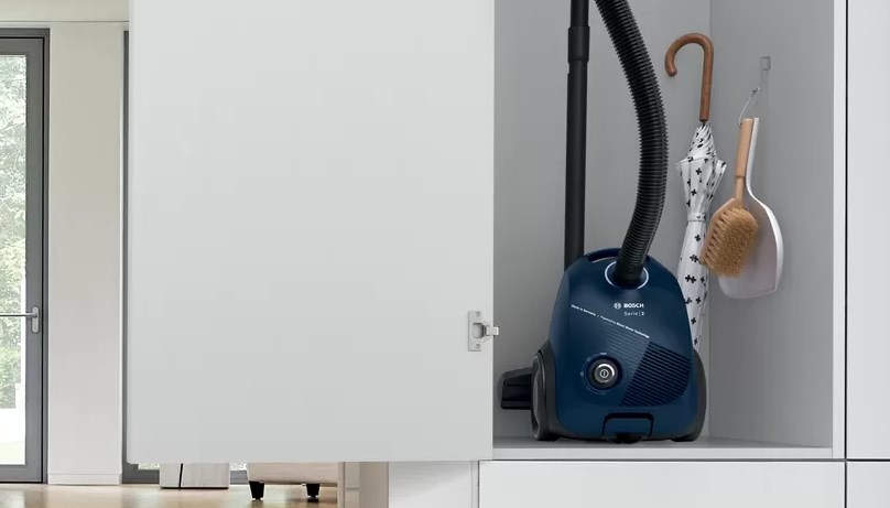 Fshesë me korent Bosch Serie 2 BGBS2BU1T, me qese, turbo furçë, blu