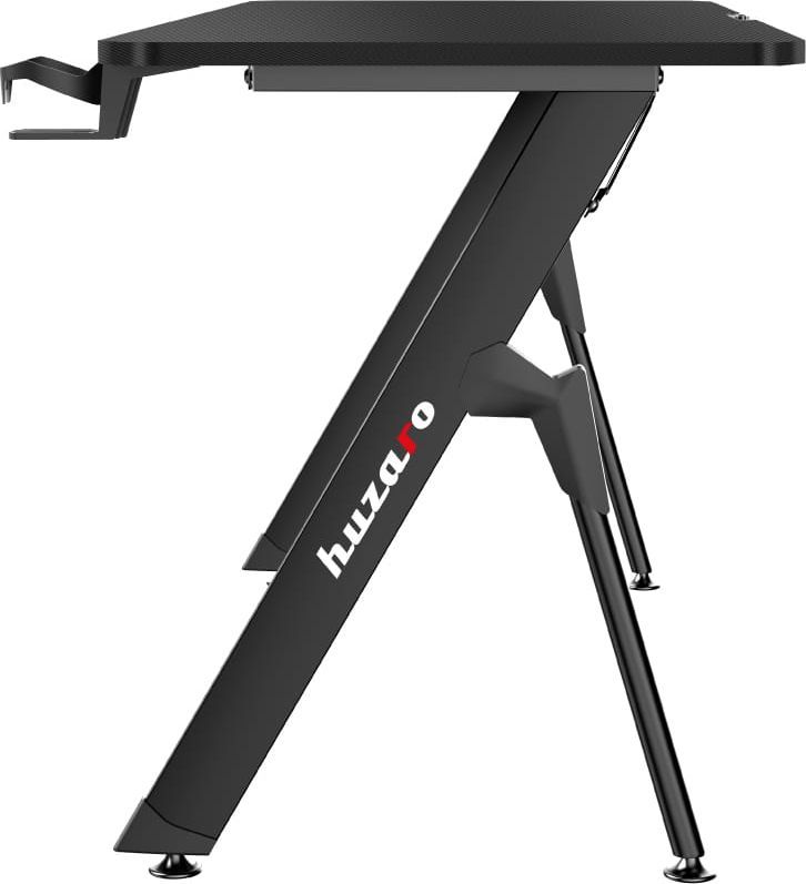 Tavolinë për kompjuter Huzaro Hero 2.8, 140 cm x 60 cm, e zezë