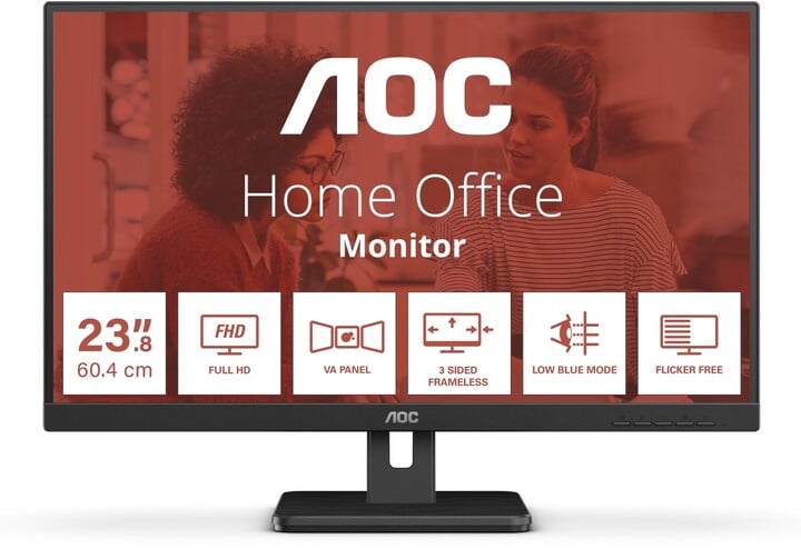 Monitor AOC 24E3UM - LED, 23.8", FullHD, i zi
