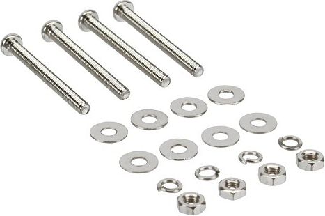 Set vida për ventilatorë InLine 33371A, 25mm, me rondele dhe susta