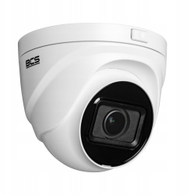 Kamerë dome IP BCS VIEW BCS-V-EIP44VSR3, 4MP, lente 2.8–12mm, e bardhë
