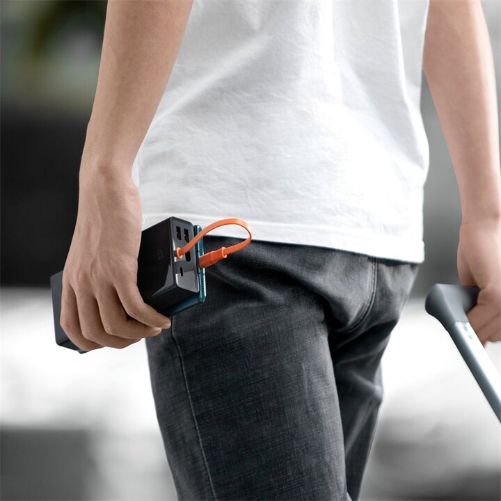 Powerbank me ekran LED Baseus Elf, 20000mAh, 65W, i zi 