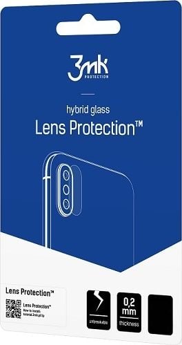Mbrojtës kamerë 3MK Lens Protect për Motorola Moto G10, xham hibrid 0.2mm, set 4 copë, transparent