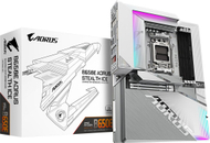 Матична плоча Gigabyte B650E AORUS STEALTH ICE, ATX, DDR5, AMD EXPO, Wi-Fi 7, бела