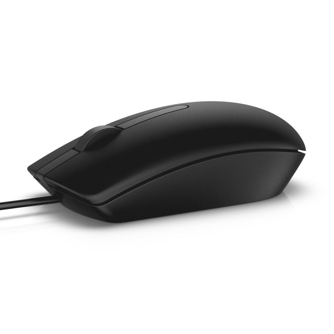 Maus Dell MS116, me kabllo USB, optik, i zi