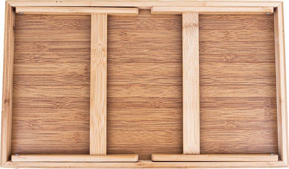 Tavolinë mëngjesi palosëse Bambus, bambu natyrale, përdorim në shtrat