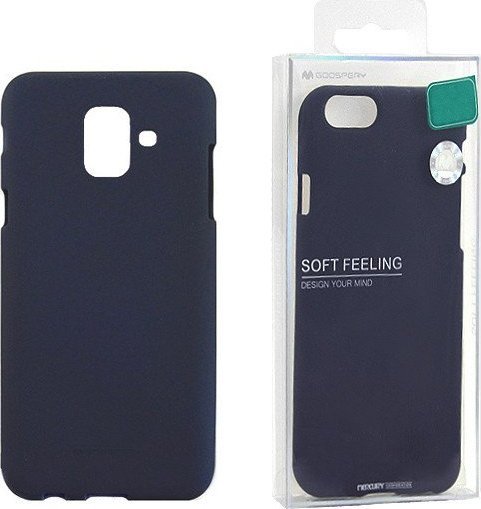 Kapak telefoni Vega Mercury Soft për Samsung S23 Ultra, TPU fleksibël, matte, blu navy