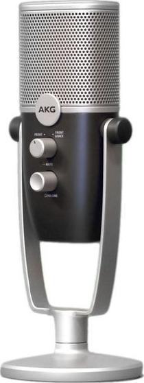 Mikrofon USB AKG Ara, kondensator, 24-bit 96kHz, blue silver