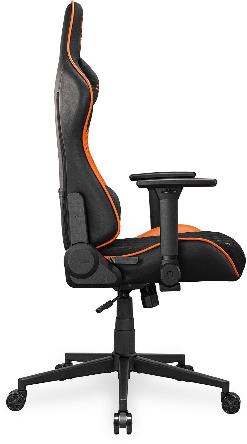 Karrige gaming Cougar Armor One V2 F, ergonomike, deri 120 kg, e zezë portokalli