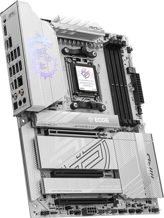 Pllakë amë MSI MPG X870E EDGE TI WIFI, AM5, DDR5, Wi Fi 7, ATX 3