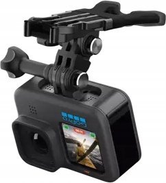 Mbajtëse goje GoPro Bite Mount, për kamera aksion, silikon, e zezë