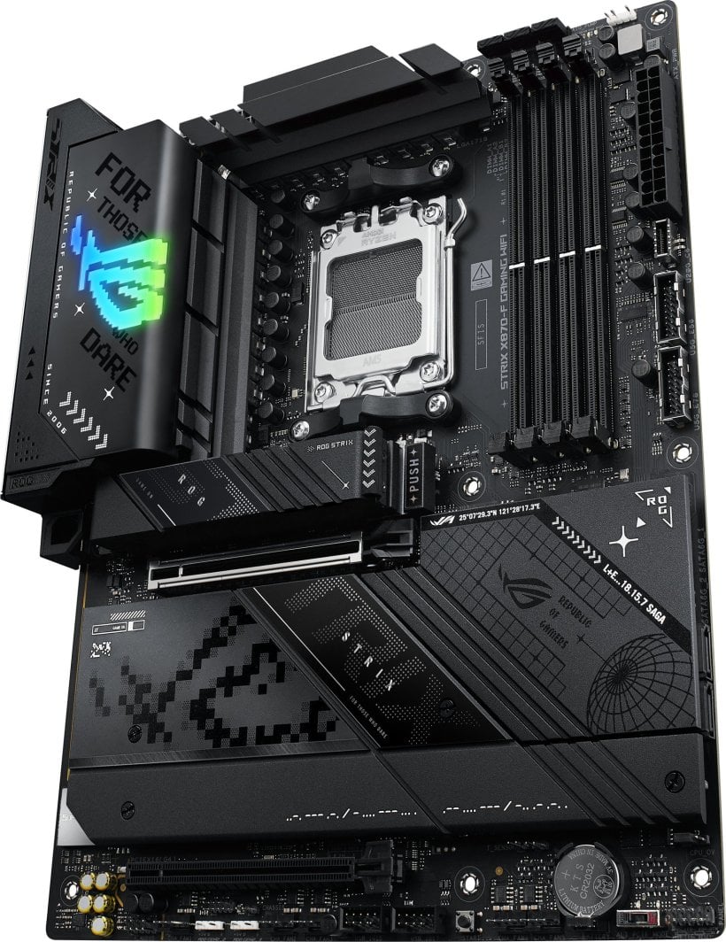 Pllakë amë ASUS ROG Strix X870 F Gaming WiFi, AMD X870, Socket AM5, ATX