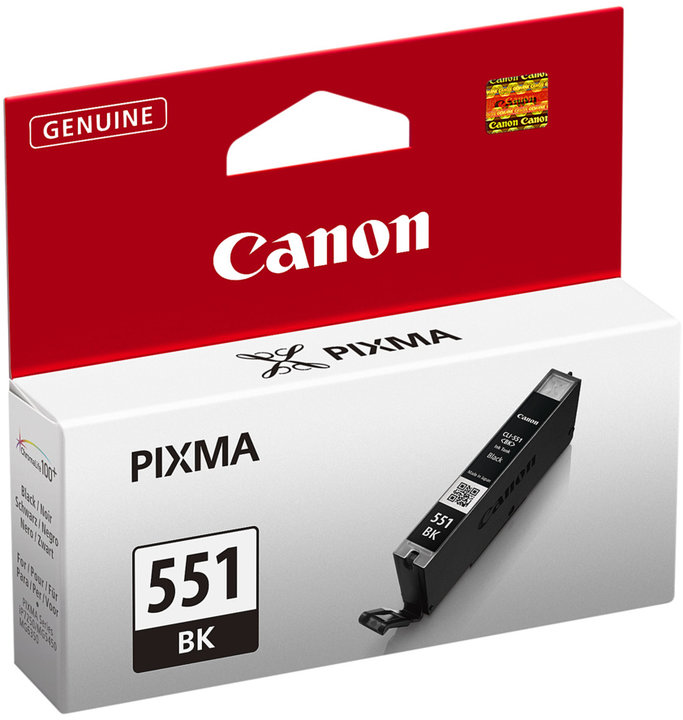 Ngjyrë për printer Canon CLI-551 BK, e zezë