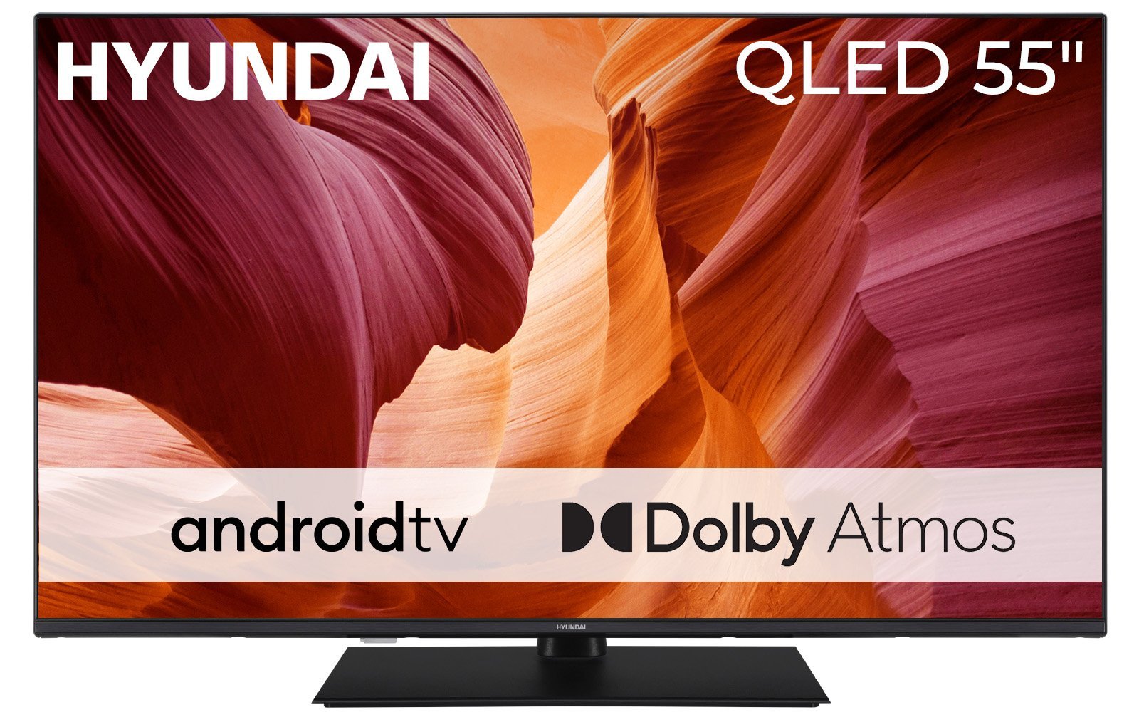 Телевизор Hyundai QLX55850GSMART, 55\", QLED, 4K Smart, црн