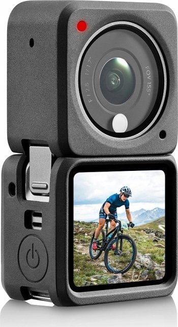 Këllëf silikoni Puluz PU578B për DJI Action 2 Dual-Screen, mbrojtës, i zi