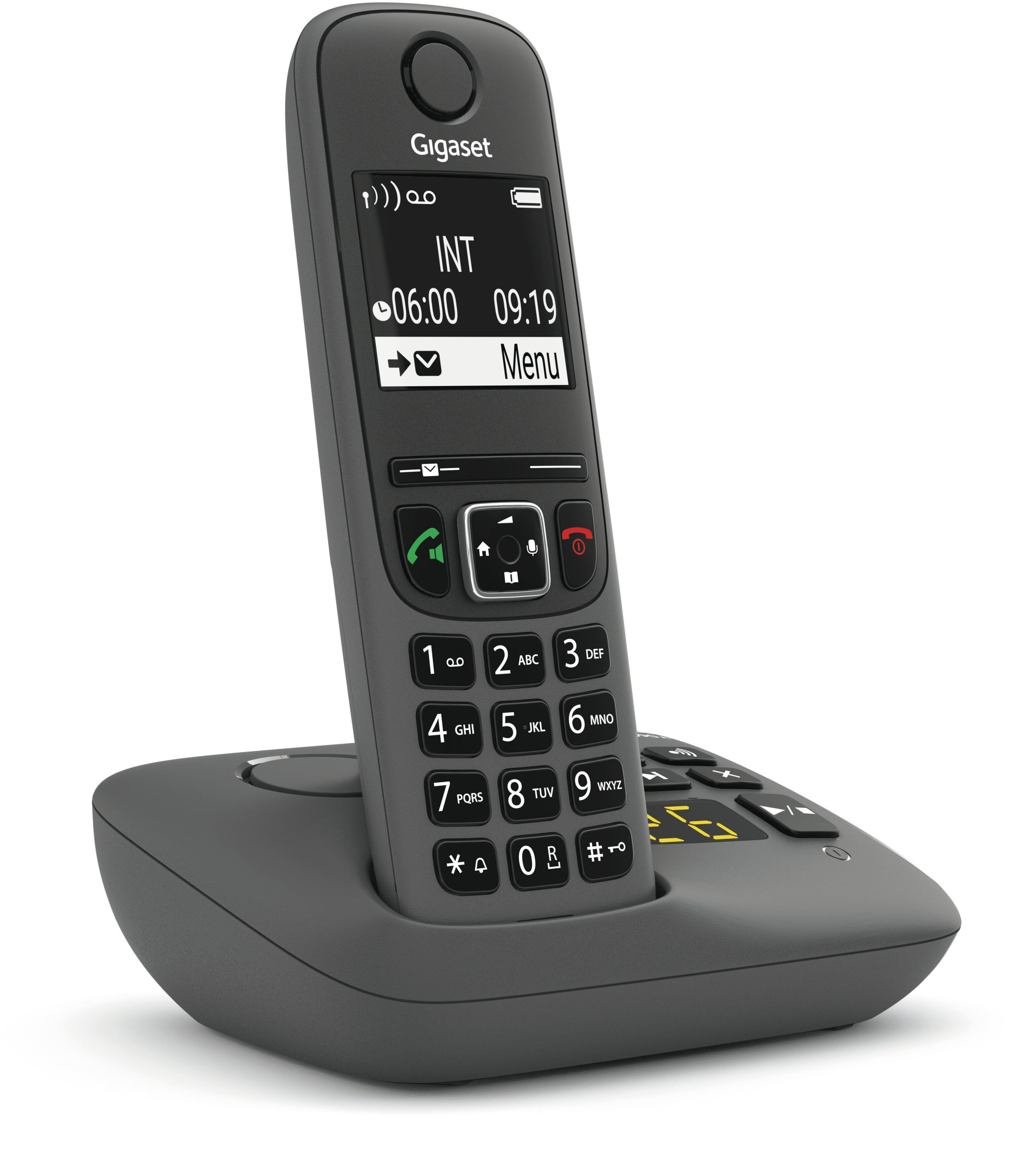Telefoni pa tela Gigaset AE690A, sekretari telefonike, antracit