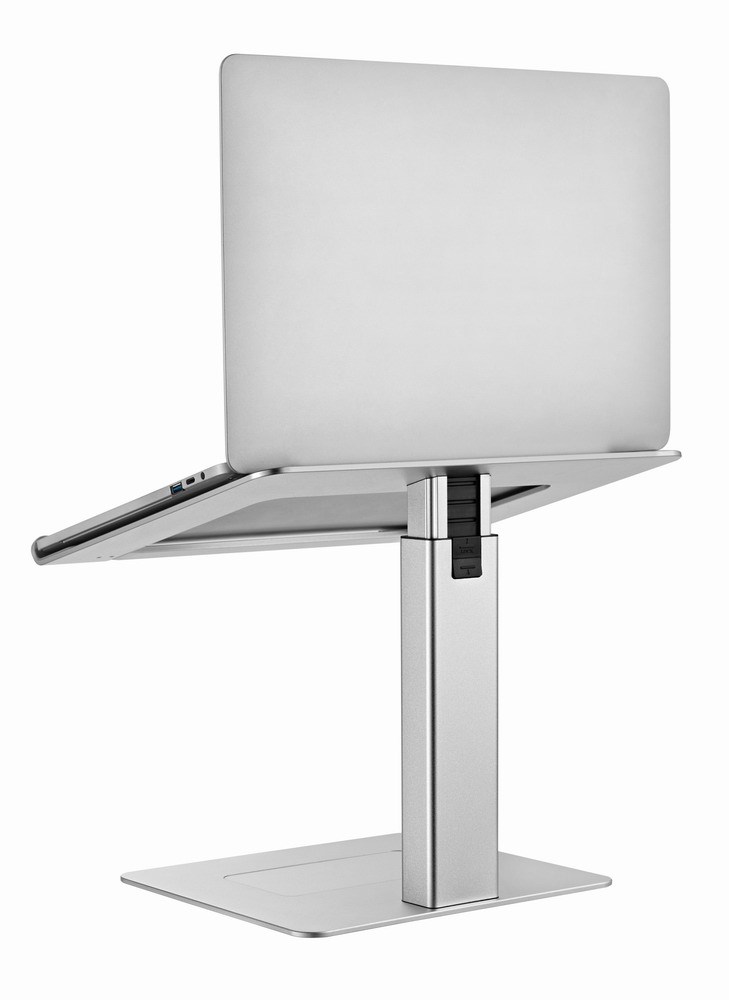 Stendë laptopi Gembird NBS D1 02, deri 15.6", alumin, argjendtë