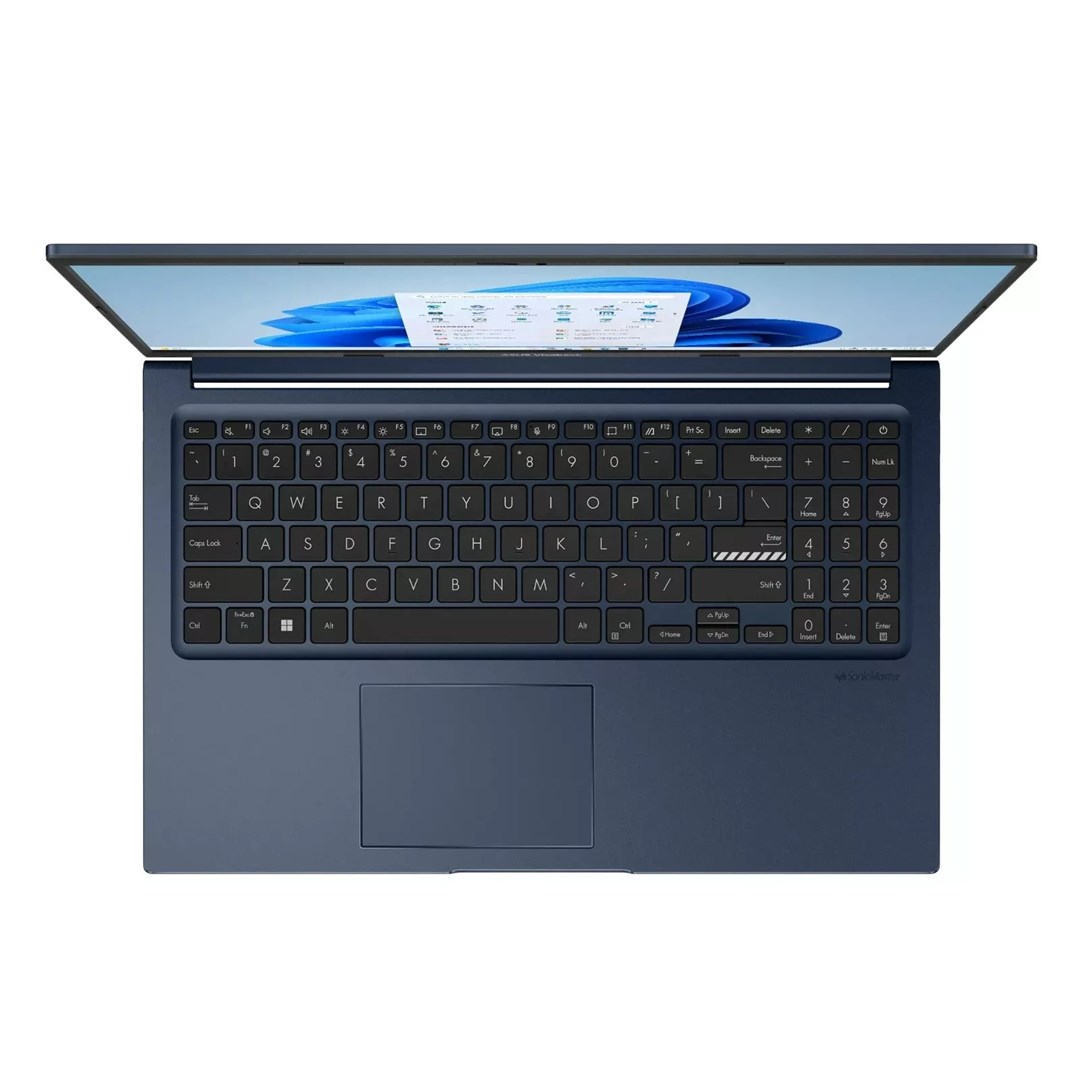 Лаптоп ASUS Vivobook 15 F1504ZA-WH52, Intel Core i5-1235U, 15.6", 8GB RAM, 256GB SSD, Intel Iris Xe Graphics, син