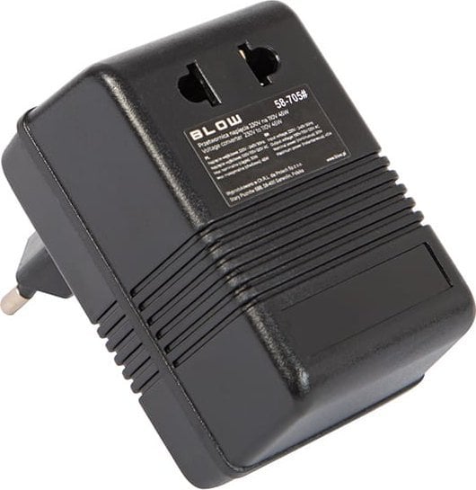 Konvertues tensioni BLOW, 230V në 110V, 45W, i zi