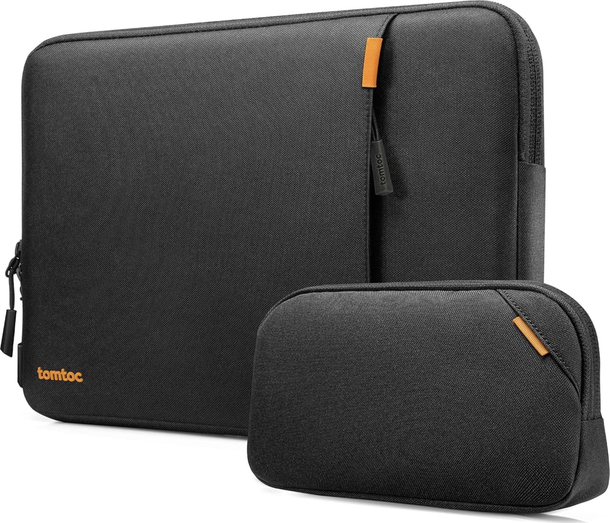 Sleeve laptopi Tomtoc Defender A13, 16", set me pouch aksesorësh, i zi