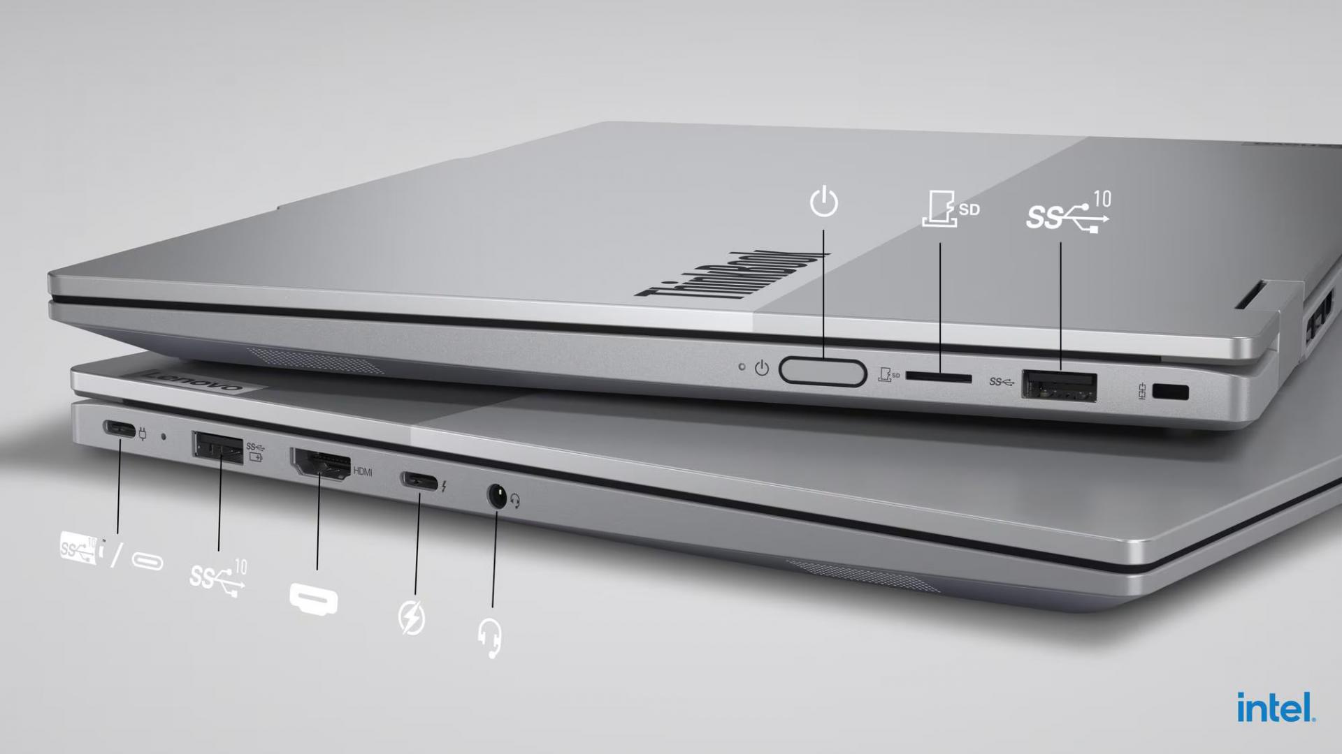 Laptop 2 në 1 Lenovo ThinkBook 14 Gen 5, 14", biznes, gri