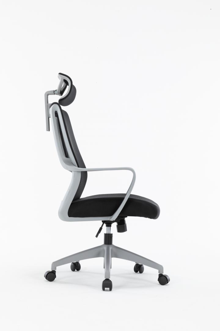 Karrige zyre Serioux Shark SRX-OC01-FA-G, material tekstili, deri 130kg, gri
