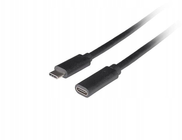 Kabllo USB-C Canyon CA-USBE-20CC-0015-BK, USB 3.1 Gen 1, 1.5m, e zezë