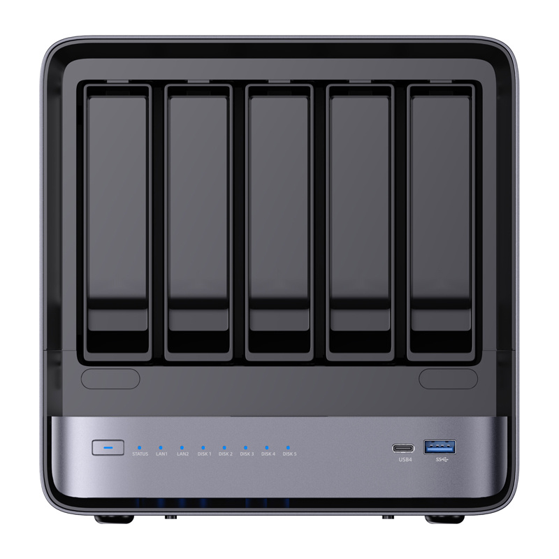 Server NAS Minisforum N5 AI, Ryzen 7 255, 16GB RAM, i zi