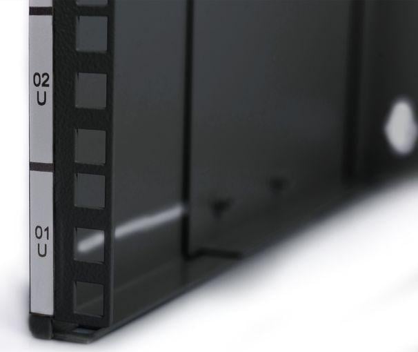 Kornizë muri për rack Digitus, 19", thellësi e rregullueshme, e zezë