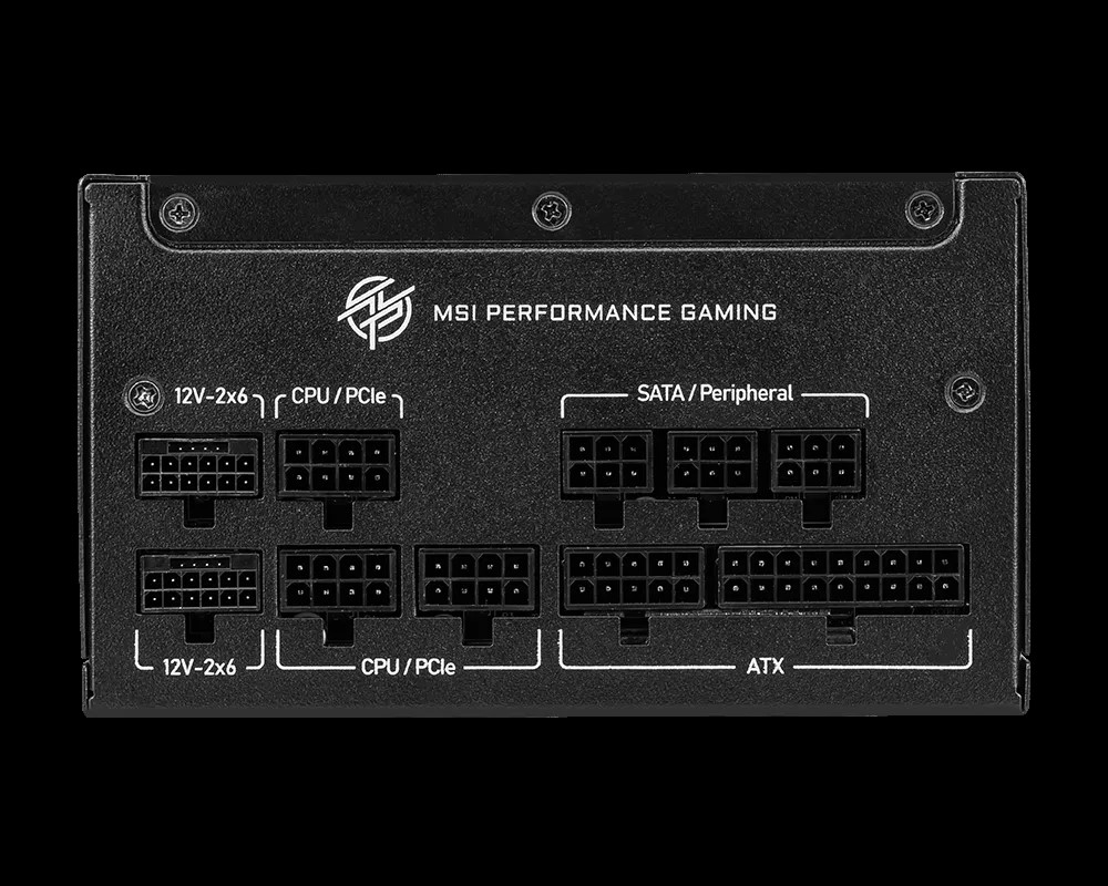 Burim energjie MSI MPG A1250GS PCIE5, 1250W, ATX 3.1, i zi