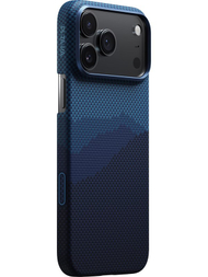 Këllëf ultra i hollë PITAKA Over the Horizon, për iPhone 17 Pro, MagSafe, i zi