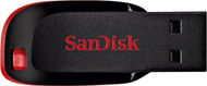 USB SanDisk Cruzer Blade, 64GB, USB 2.0, црна