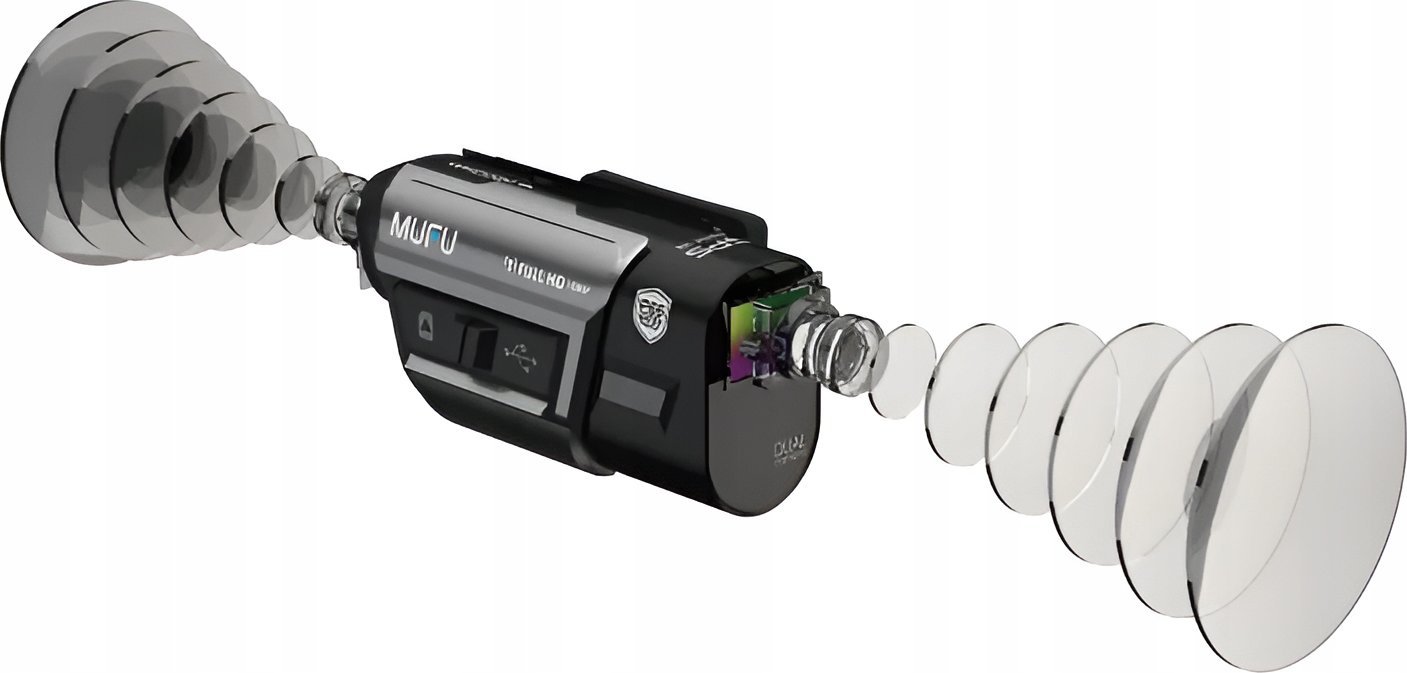 Kamerë për motoçikletë MUFU Motocam V30P, Full HD, dy lente, rezistente ndaj ujit