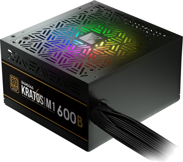 Burim energjie Gamdias Kratos M1-600B ARGB 16210-01000-10000-G , 600W