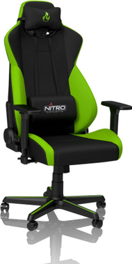 Karrige gaming Nitro Concepts S300, material tekstili, ergonomike, jeshile Atomic Green