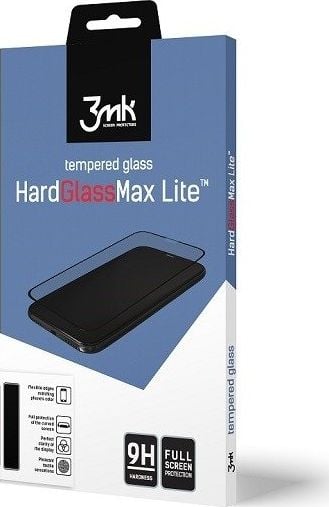 Stakllo e temperuar 3MK HardGlass Max Lite për Xiaomi Mi 11 Lite 4G 5G, 0.3mm, transparente, e zezë