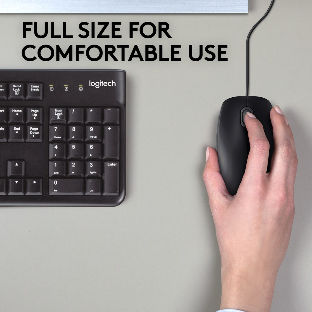 Maus Logitech B110, USB Type-A, i zi